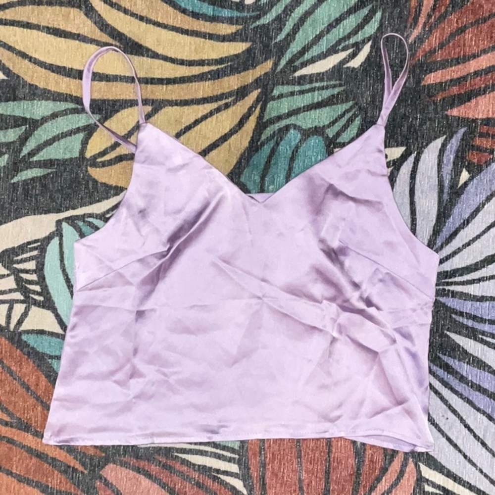 Satin Purple Slip